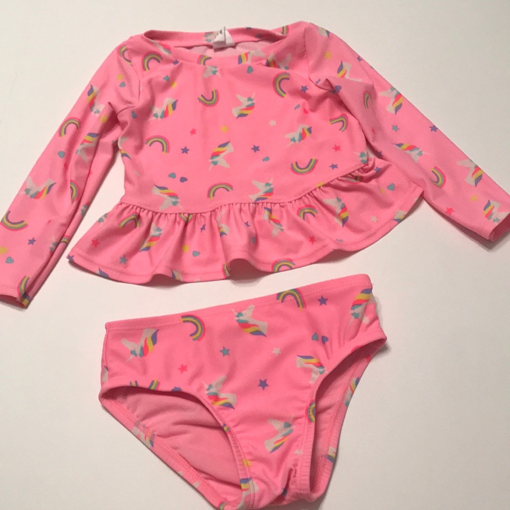 Gap baby unicorn rainbow swim suit